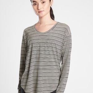 Athleta Cloudlight Stratus Striped Top